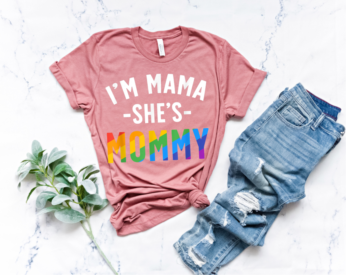 Two Moms Tee