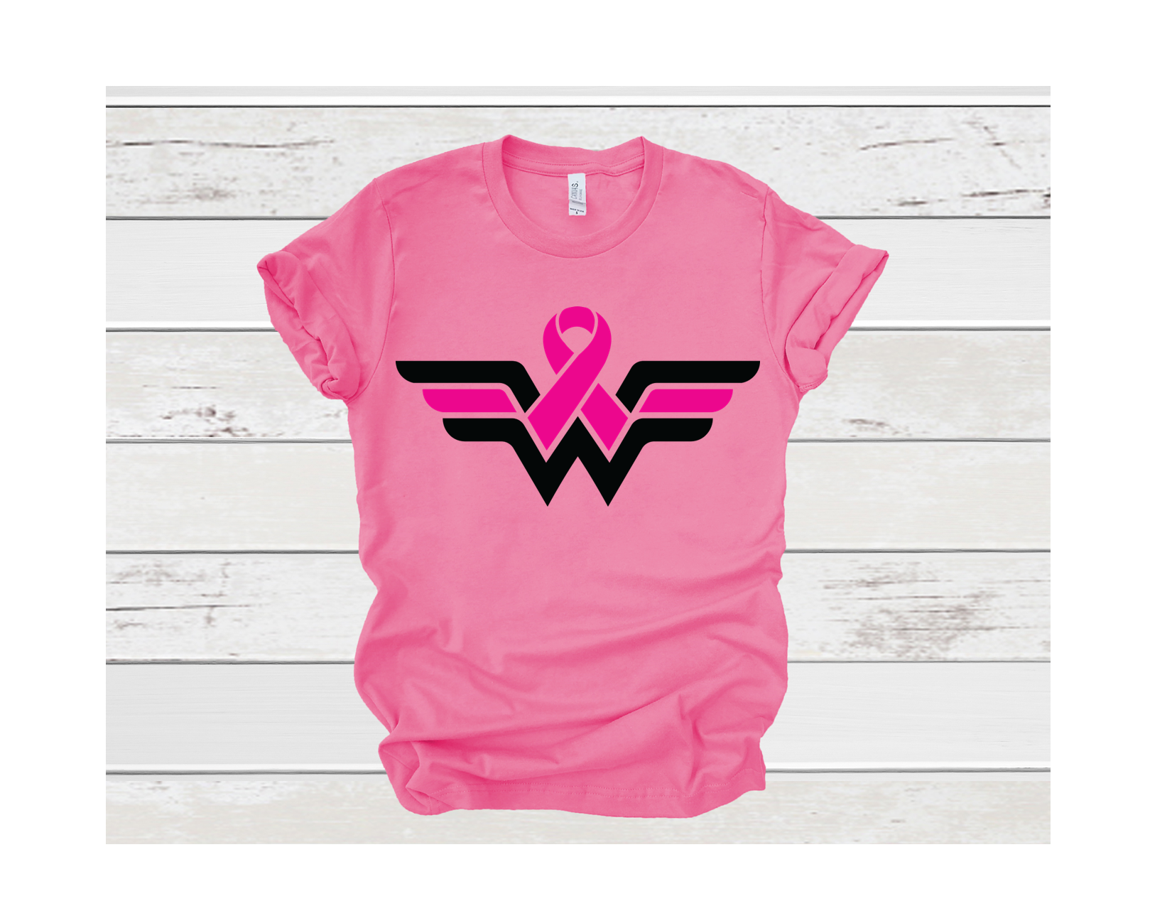 Wonder Woman Pink Ribbon BCA Tee